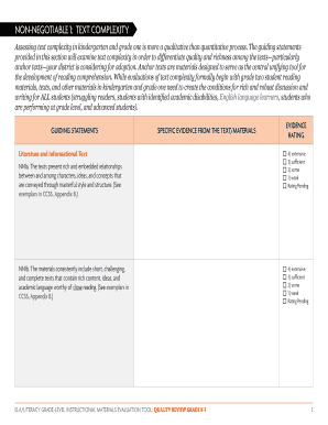 Grade-Level Instructional Materials Evaluation Tool-Quality Review