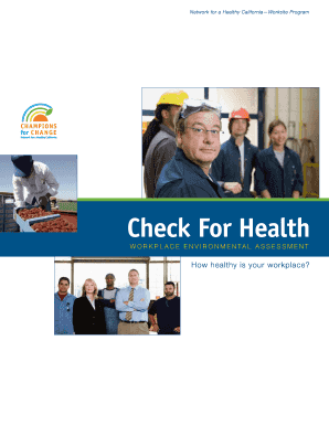 Workplace Health Assessment Form