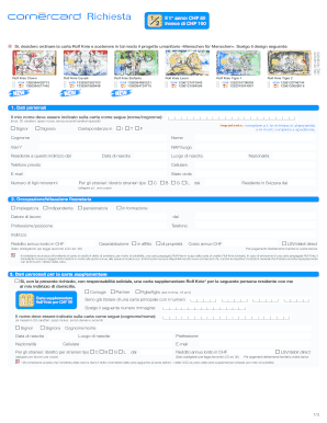 Richiesta Carta Rolf Knie