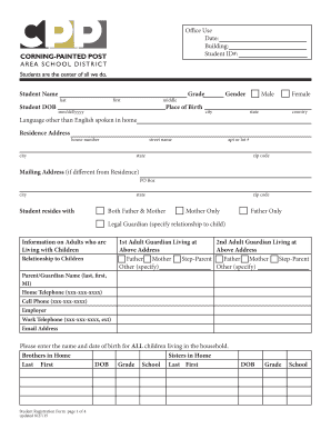 Student Registration Form