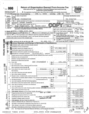 IRS Form 990 2006
