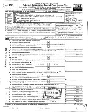 Form 990 Return of Organization Exempt From Income Tax