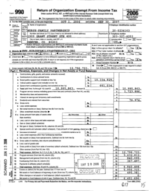 IRS Form 990 for Nonprofit Organizations