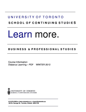 University of Toronto Final Examination Application