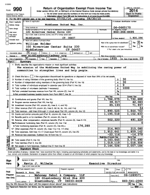 Form 990 2014