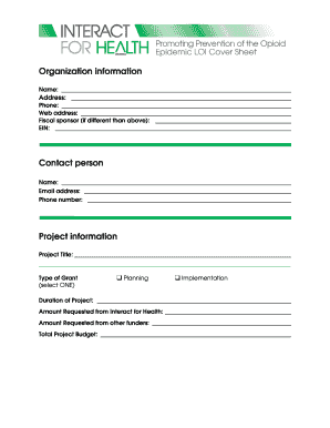 Grant Application Form
