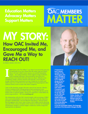 How OAC Invited Me Encouraged Me and Gave Me a Way to - obesityaction