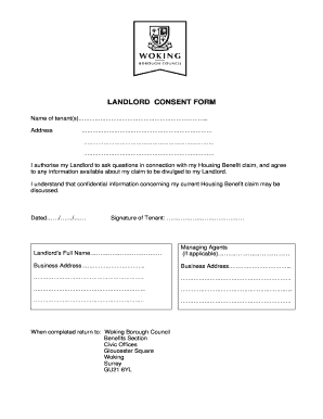 Landlord Consent Form