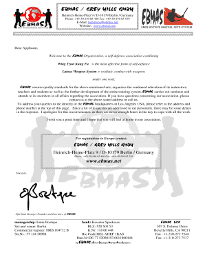 EBMAS Membership Application Form