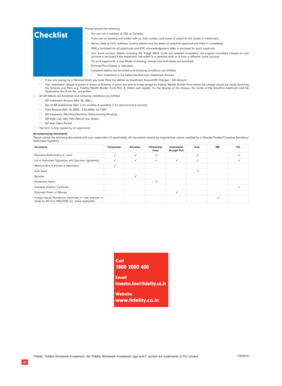 Fidelity Mutual Fund Application Form