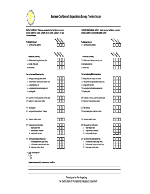 Business Confidence & Expectations Survey