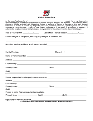 Medical Release Form