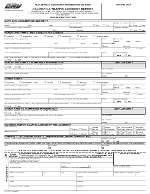 California Traffic Accident Report