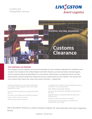 Canada Customs Invoice Form