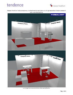 Modulo di allestimento Messe Frankfurt Italia
