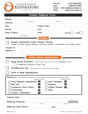 Patient Referral Form