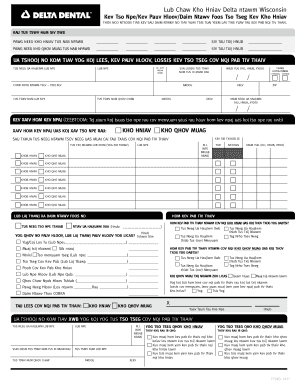 Wisconsin Delta Dental Claim Form