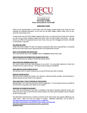 Home Equity Loan Application