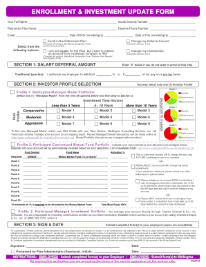 Retirement Plan Enrollment Form