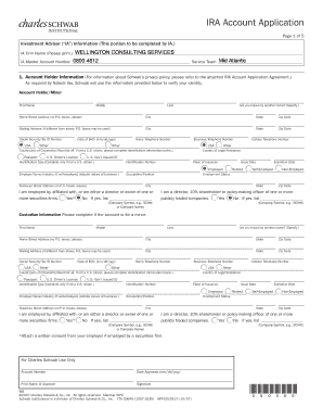 IRA Account Application
