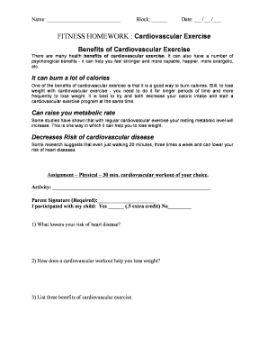 Fitness Homework Assignment