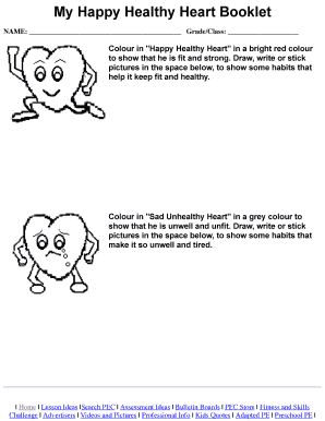 Healthy Heart Activity Booklet