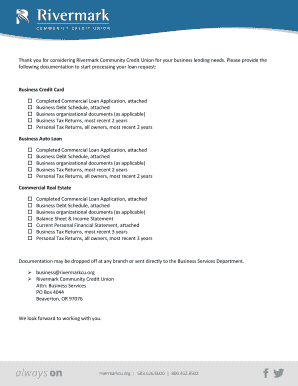 Commercial Loan Application