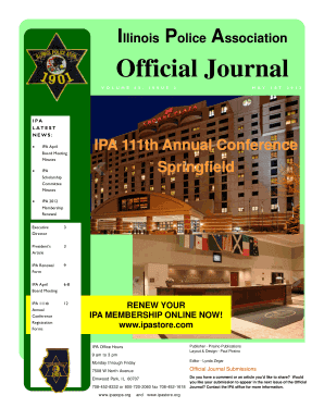 Illinois Police Association Membership Renewal Form