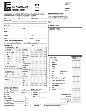 Building Permit Application