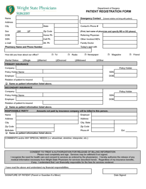 Patient Registration Form