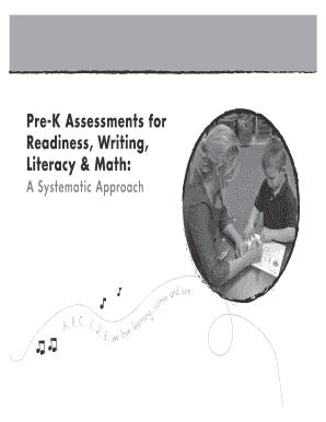 Pre-K Readiness and Writing Assessment