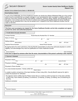 Home Healthcare Doubler Request Form