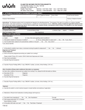 Claim for Income Protection Benefits