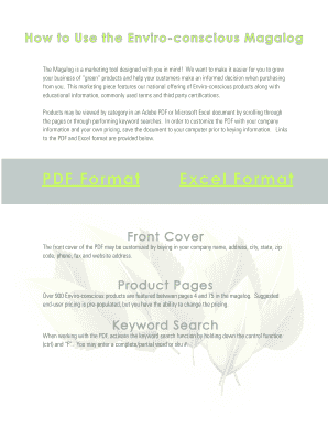 Enviro-conscious Magalog Customization Guide
