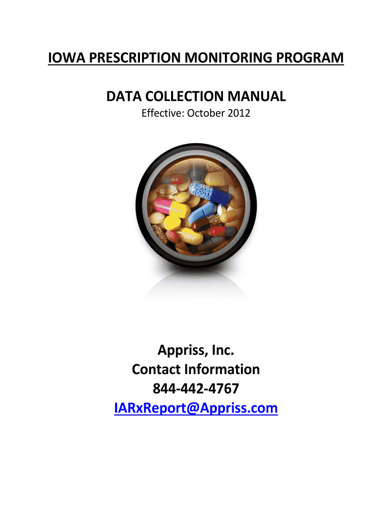 Fillable Online Data Collection Manual Eff Aug 2014 Data Collection