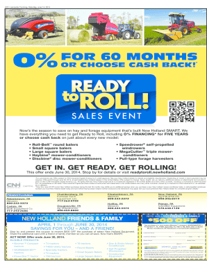 New Holland Friends & Family Sales Event Coupon