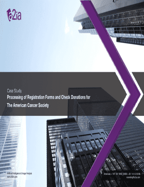 American Cancer Society Registration Form