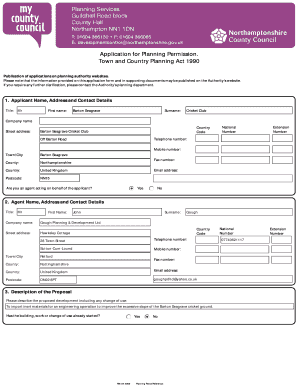 UK Planning Permission Application