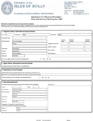 UK Planning Permission Application
