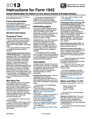Instructions for Form 1042