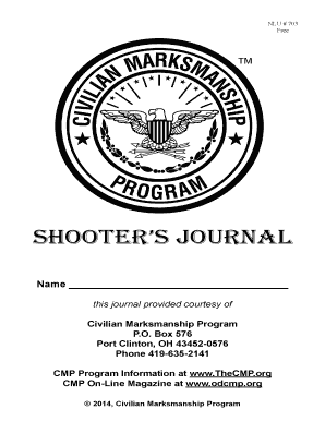 Shooter’s Journal Template