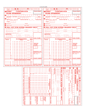 Sport Karate International Player Card