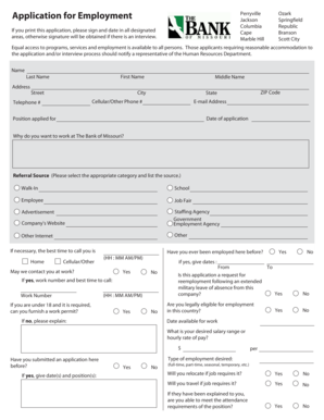 Employment Application