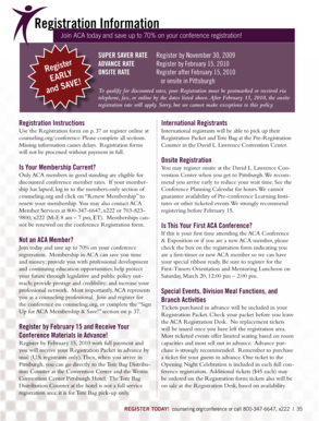 ACA 2010 Conference Registration Form