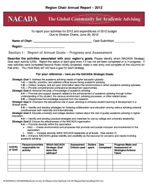 annual report for nacada form