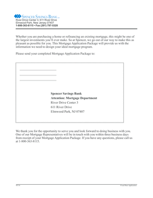 Mortgage Application Package