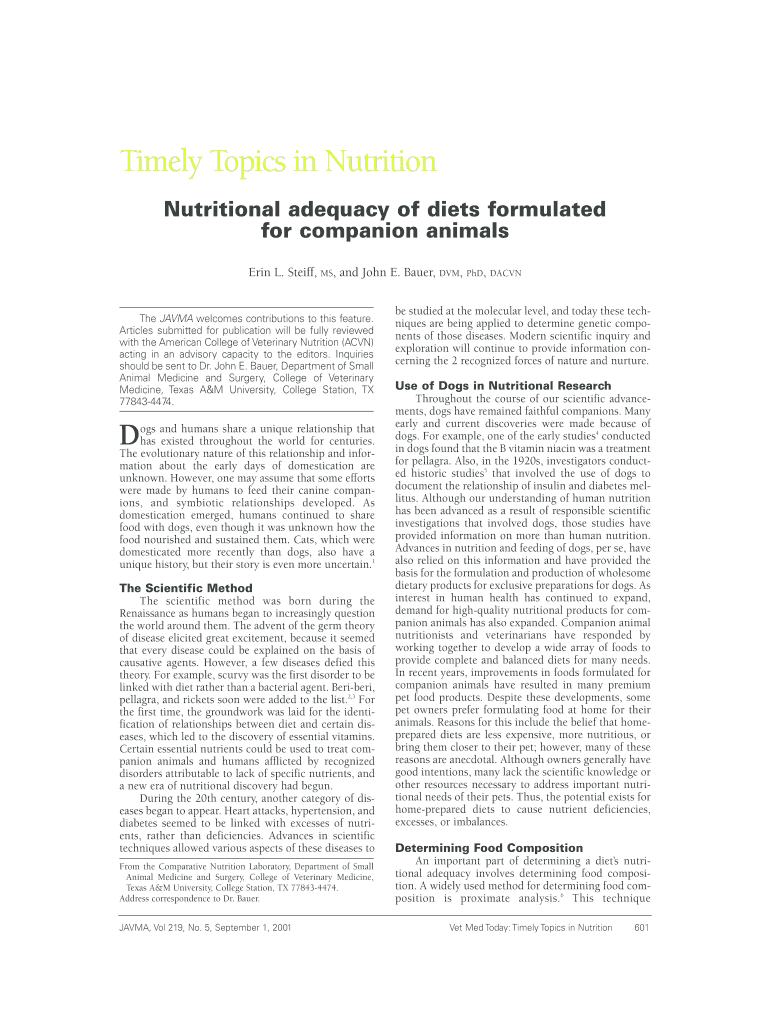 Timely Topics in Nutrition Preview on Page 1