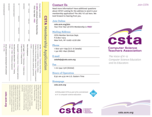 CSTA Membership Application