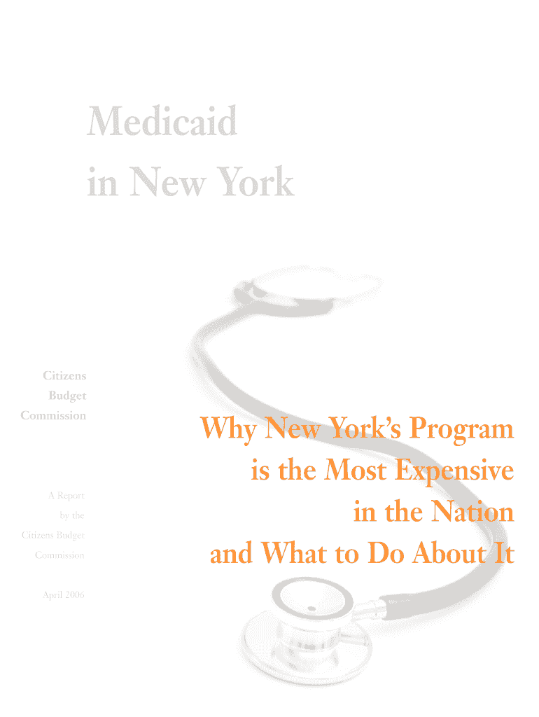 State BudgetCBCNY - Citizens Budget Commission Preview on Page 1
