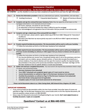 Form 731. Borrower Solicitation Letter - 31 Days Delinquent